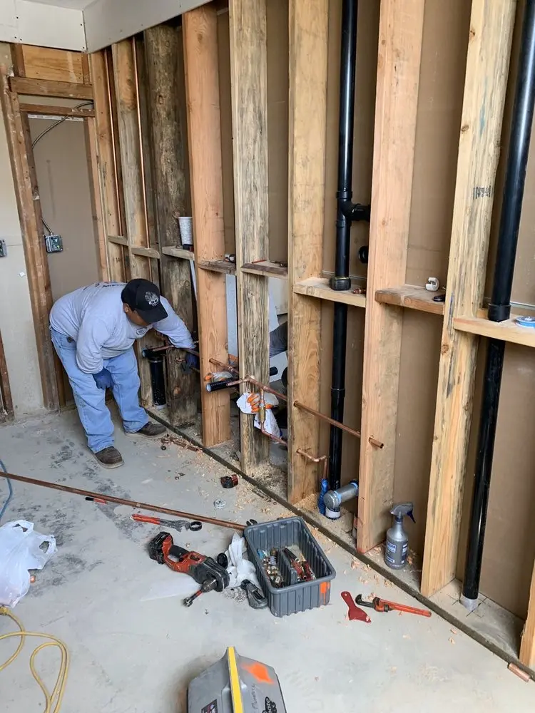 Commercial rough-in plumbing for Water Heater Replacement in Mariana Ranchos